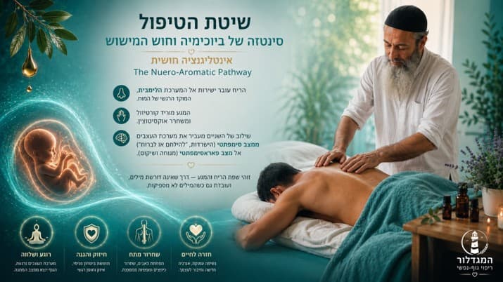 שיטת הטיפול AromaTouch — מגע ושמנים אתריים